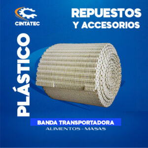 Banda transportadora plástica de nylon